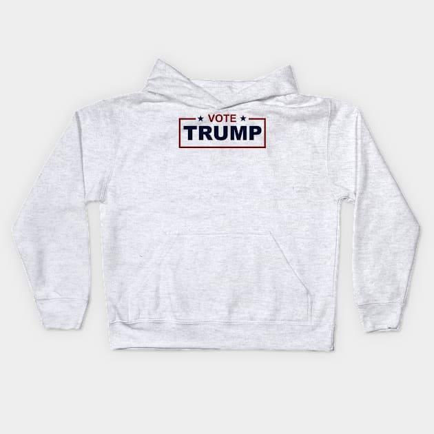 Vote Donald Trump Kids Hoodie by ESDesign